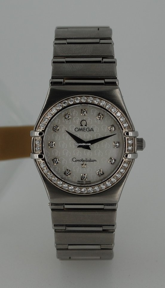 IMG_9081 Omega Constellation Womens watch Quartz Steel 14587500 Replica 8
