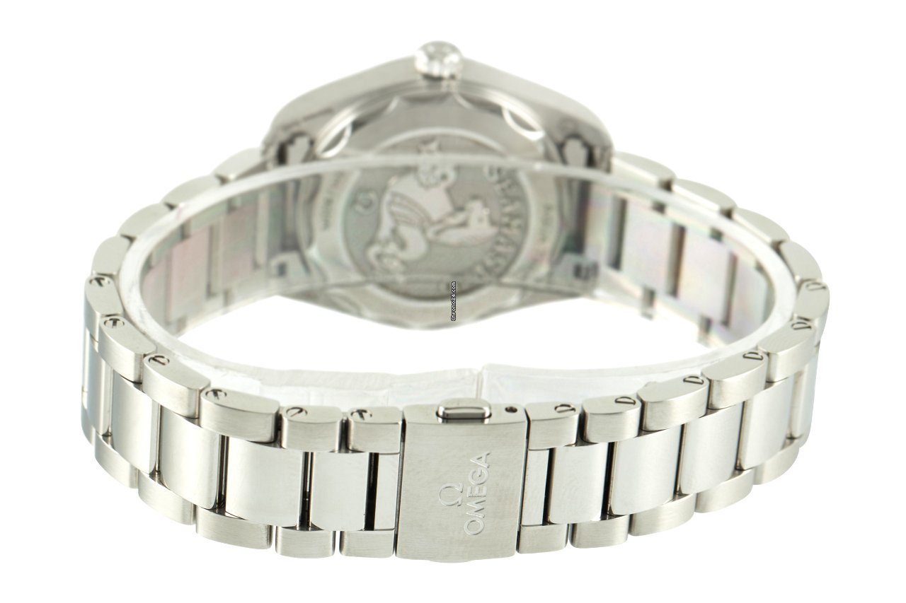 IMG_9081 Omega Seamaster Aqua Terra Womens watch Quartz Steel 220.10.28.60.51.001 Replica 8