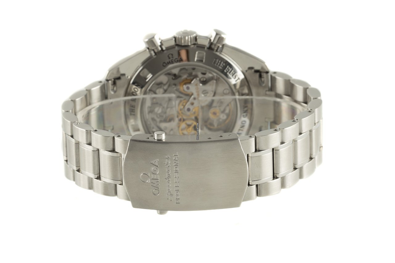 IMG_9081 Omega Speedmaster Professional Moonwatch Moonphase Mens watch Unisex Manual winding Steel 3576.50.00 Replica 8