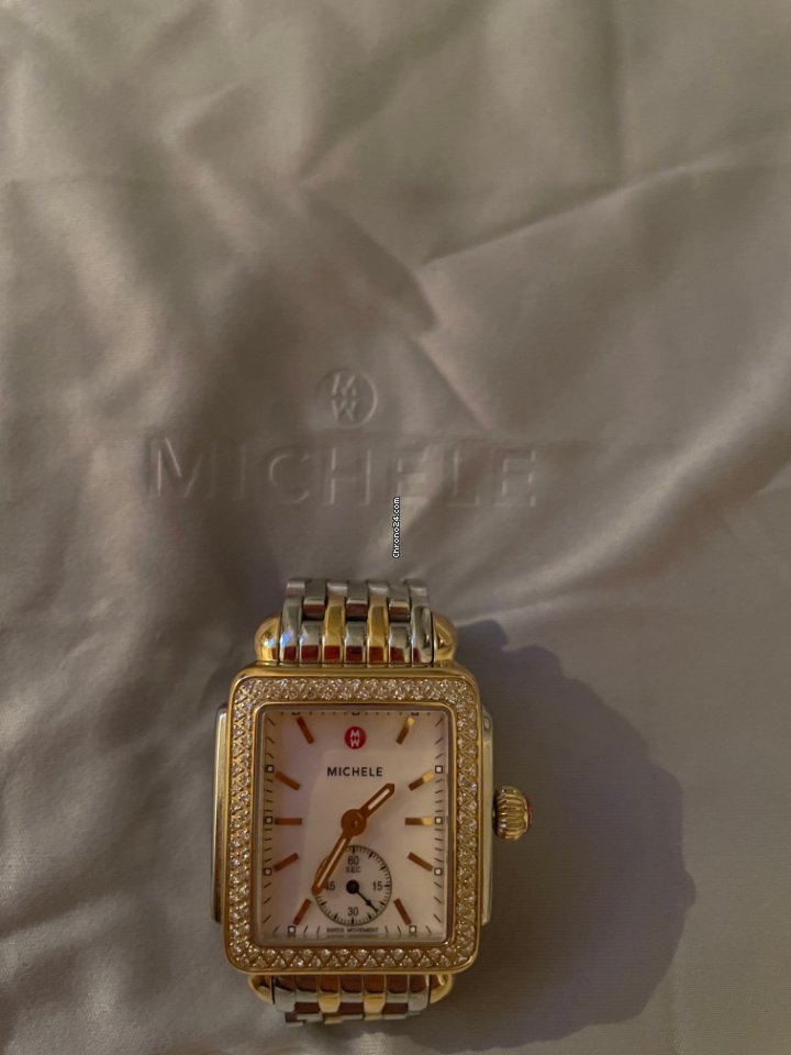 IMG_9081 Michele Deco Womens watch Quartz Gold Steel mw06v01c5025 Replica 8