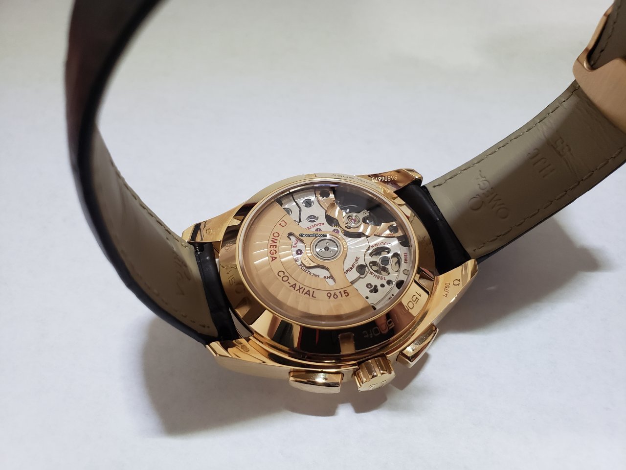 IMG_9081 Omega Seamaster Aqua Terra Mens watch Unisex Automatic Rose gold 231.53.43.52.02.001 Replica 8