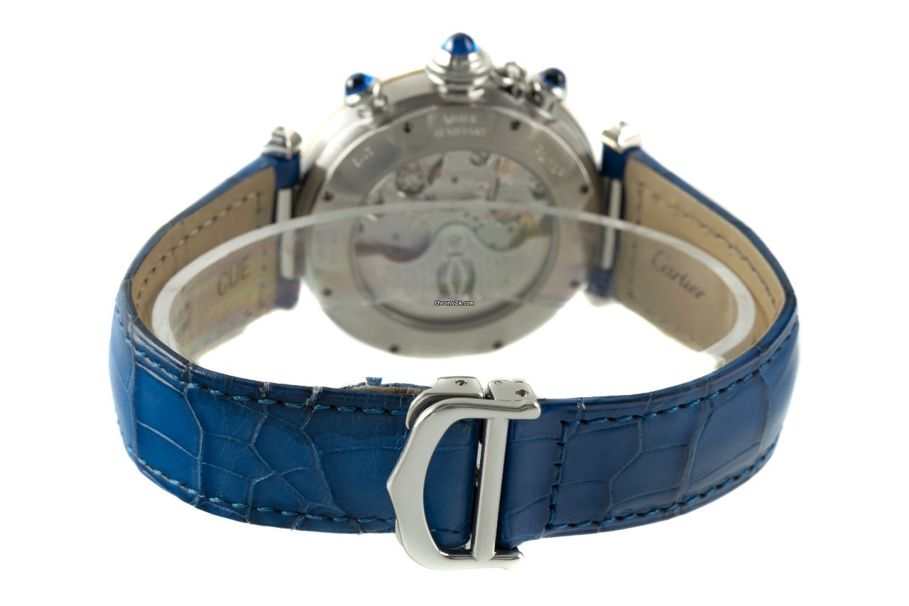 IMG_9081 Cartier Pasha Mens watch Unisex Automatic Gold Steel 2113 Replica 8