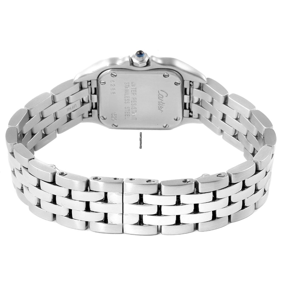 IMG_9081 Cartier Panthere Womens watch Quartz Steel W25033P5 Replica 8