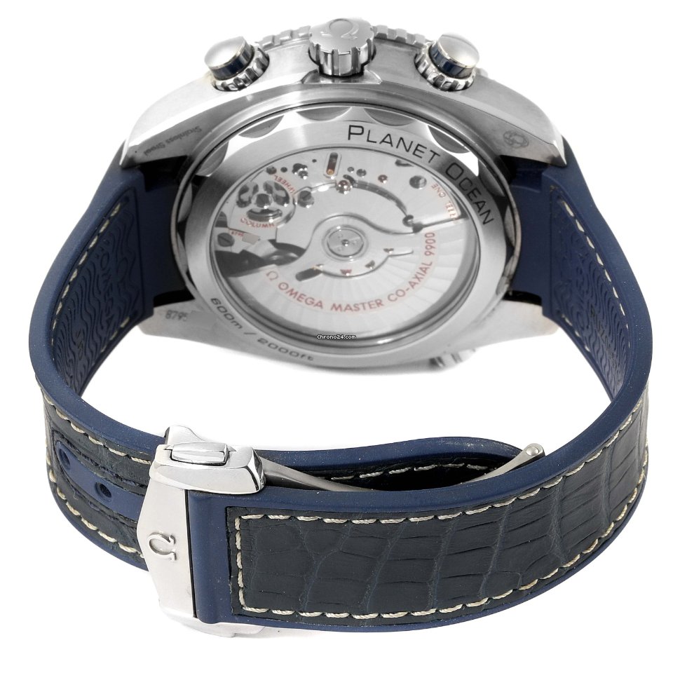 IMG_9081 Omega Seamaster Planet Ocean Chronograph Mens watch Unisex Automatic Steel 215.33.46.51.03.001 Replica 8