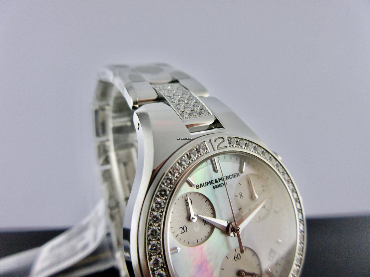IMG_9081 Baume & Mercier Linea Womens watch Quartz Steel MOA10017 Replica 8