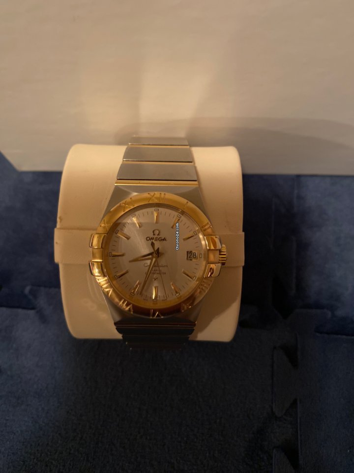 IMG_9081 Omega Constellation Ladies Womens watch Automatic Gold Steel 123.20.35.20.02.002 Replica 8