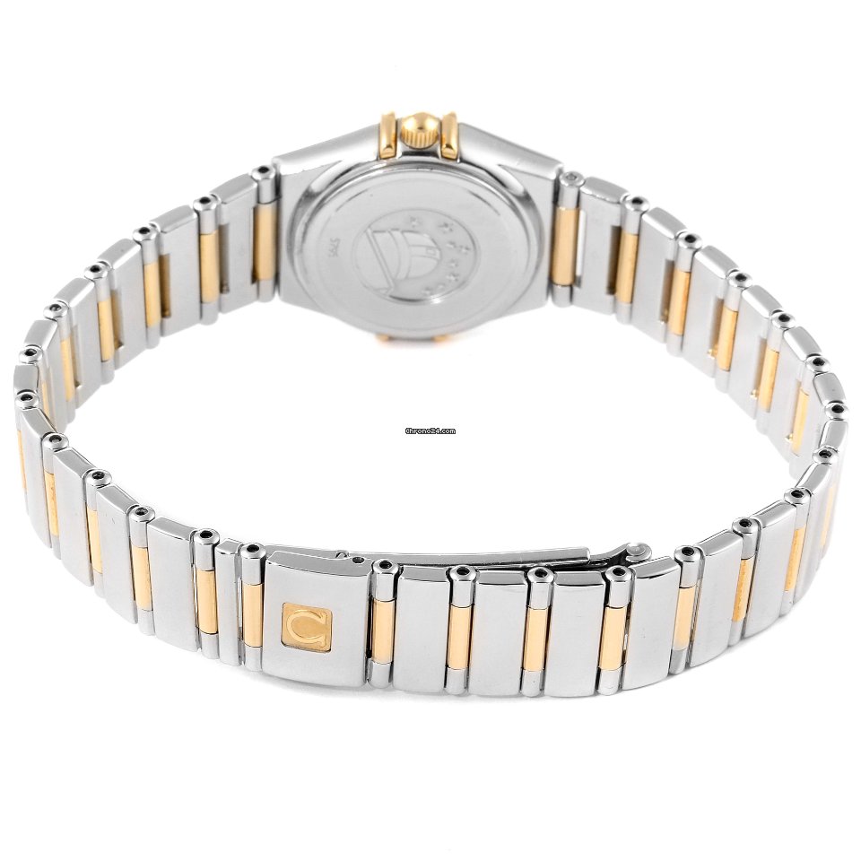 IMG_9081 Omega Constellation Ladies Womens watch Quartz Gold Steel 1365.75.00 Replica 8