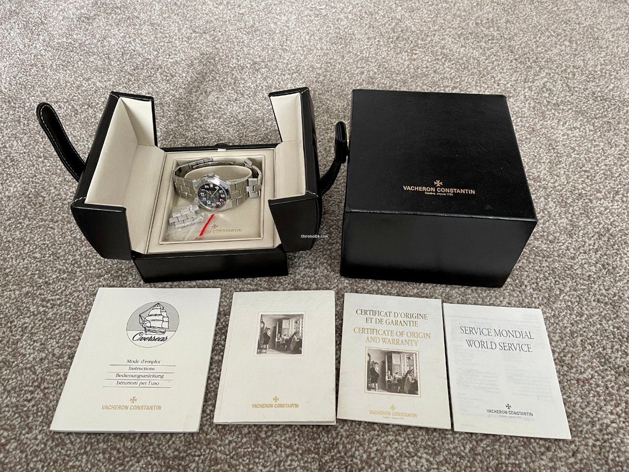 IMG_9081 Vacheron Constantin Overseas Mens watch Unisex Automatic Steel 42042 423A Replica 8