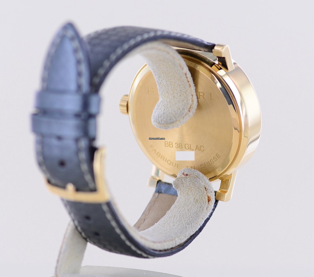 IMG_9081 Bulgari Bulgari Mens watch Unisex Automatic Yellow gold BB38GLAC Replica 8