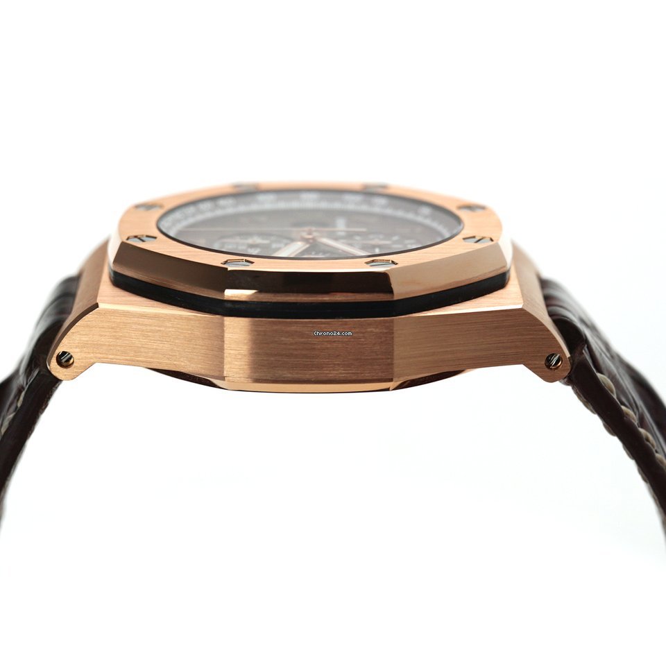 IMG_9081 Audemars Piguet Royal Oak Offshore Mens watch Unisex Automatic Rose gold 26158OR.OO.A801CR.01 Replica 8