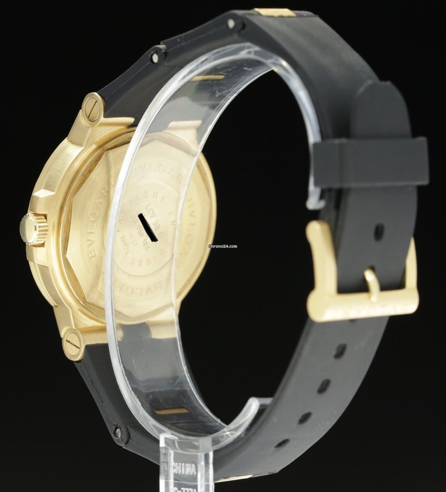 IMG_9081 Bulgari Diagono Mens watch Unisex Automatic Yellow gold SD 38 G Replica 8