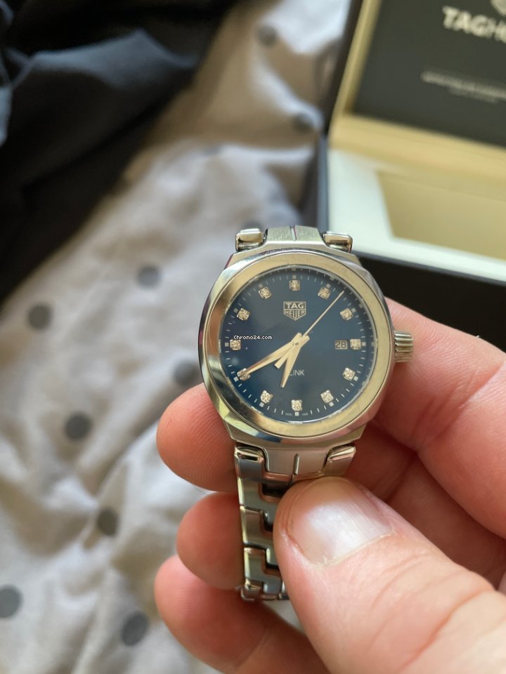IMG_9081 TAG Heuer Link Lady Womens watch Quartz Steel WBC1318.BA0600 Replica 8