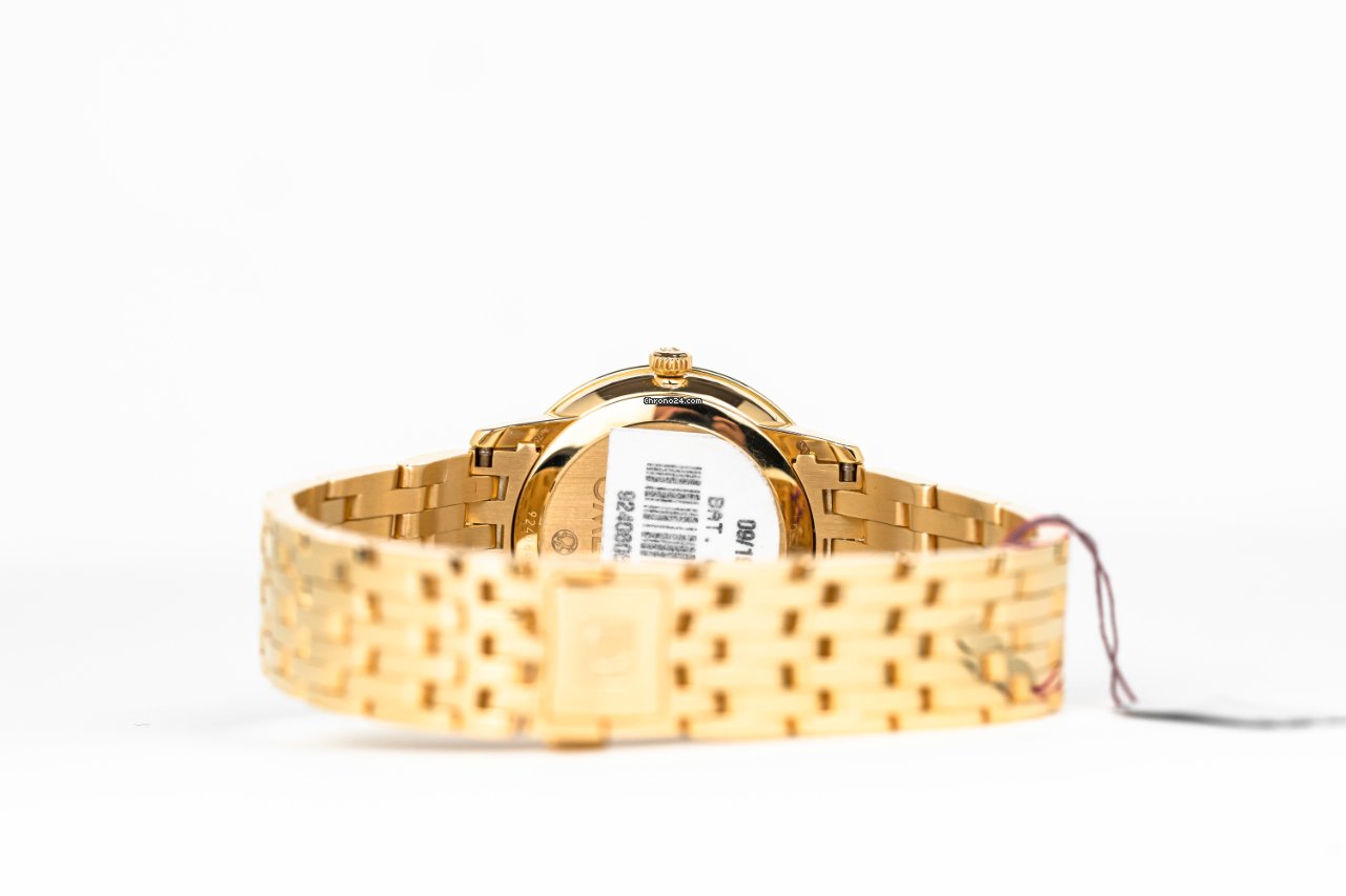 IMG_9081 Omega De Ville Prestige Womens watch Quartz Yellow gold 424.50.27.60.05.001 Replica 8