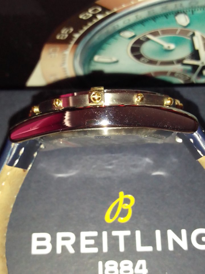 IMG_9081 Breitling Mens watch Unisex Automatic Gold Steel B14047 Replica 8