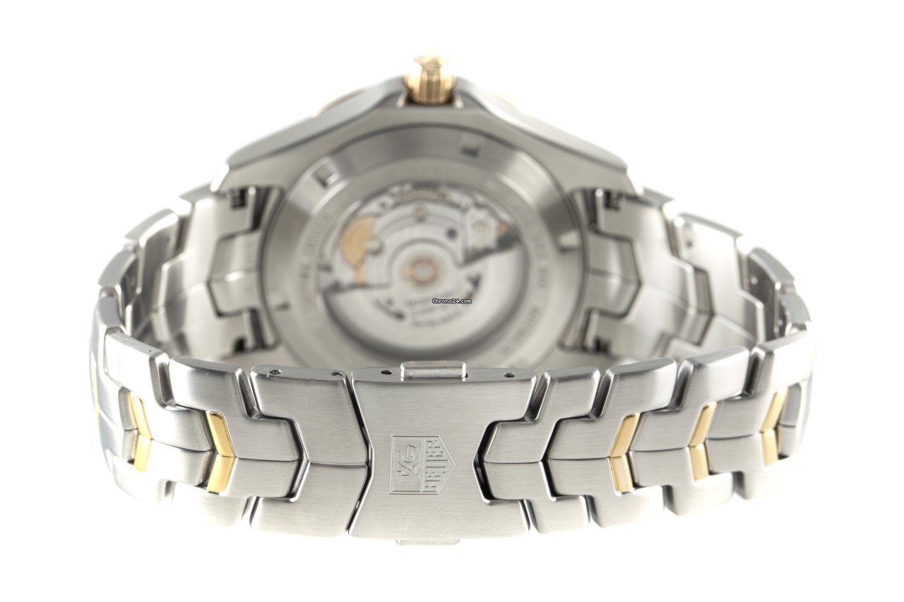 IMG_9081 TAG Heuer Link Calibre 5 Mens watch Unisex Automatic Gold Steel WJF2050 Replica 8