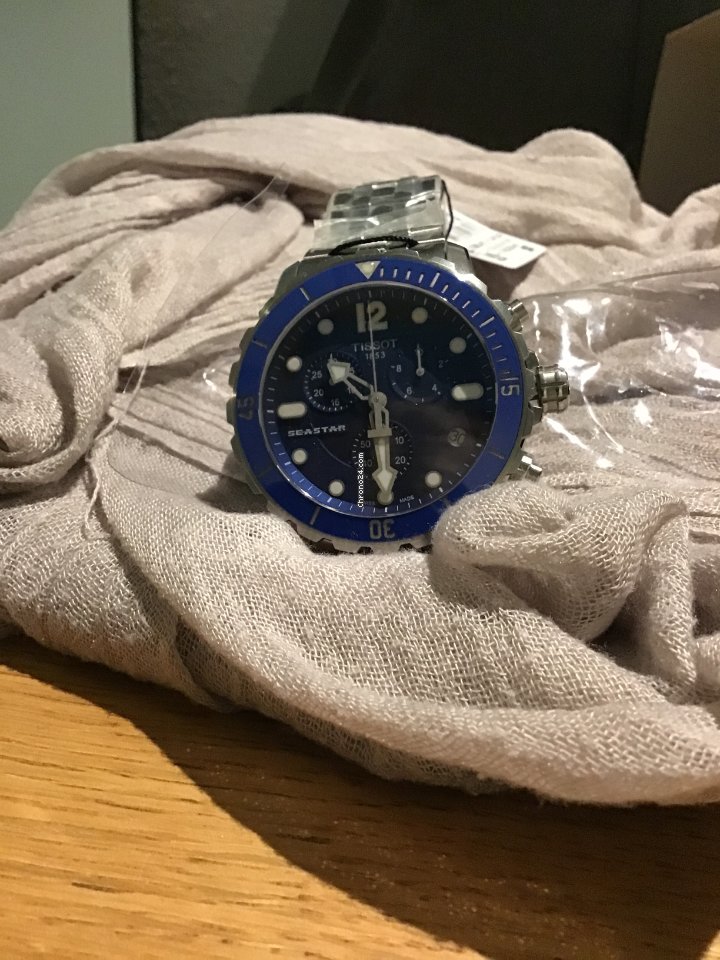 IMG_9081 Tissot Seastar 1000 Mens watch Unisex Quartz Steel T0664171104700 Replica 8