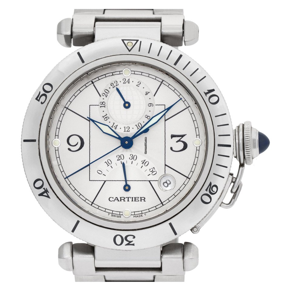 IMG_9081 Cartier Pasha Mens watch Unisex Automatic Steel W31037H3 Replica 8