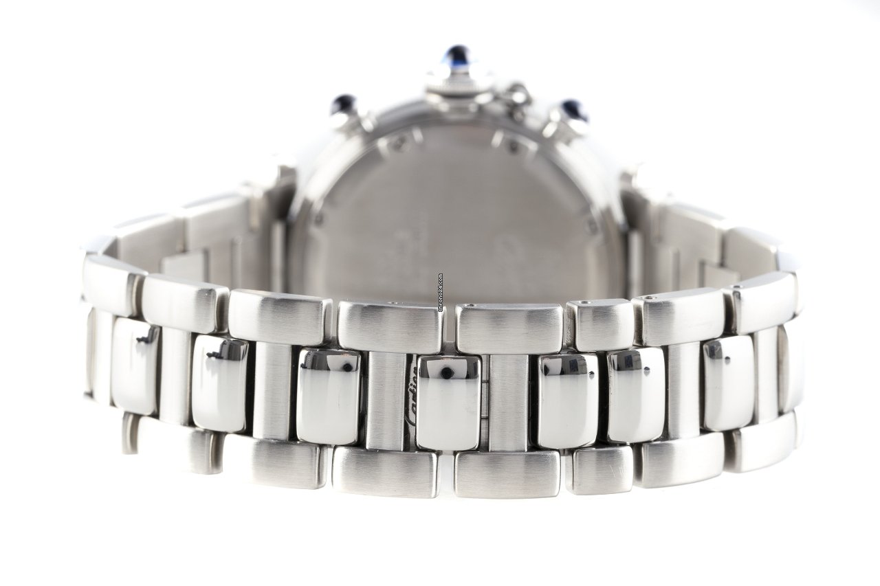 IMG_9081 Cartier Pasha Mens watch Unisex Quartz Steel 1352 Replica 8