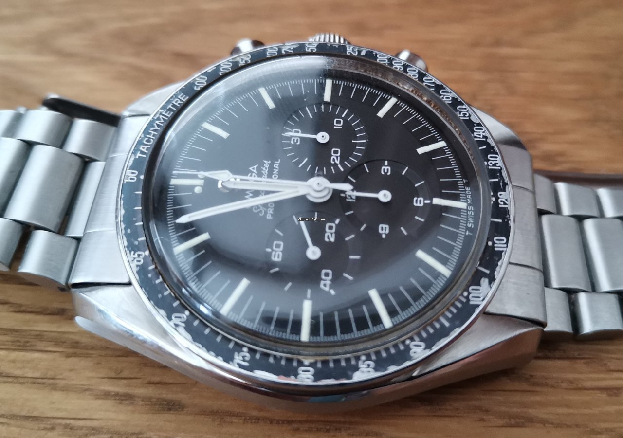 IMG_9081 Omega Speedmaster Professional Moonwatch Mens watch Unisex Manual winding Steel 105012-66 Replica 8