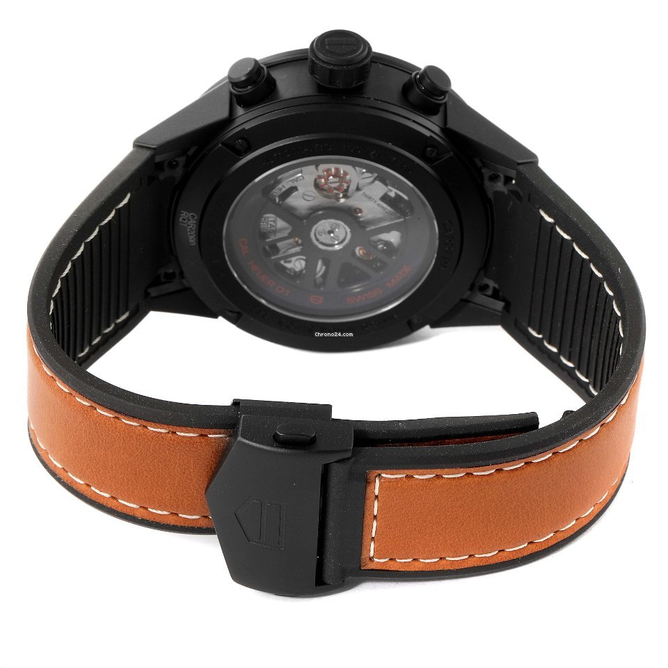 IMG_9081 TAG Heuer Carrera Calibre HEUER 01 Mens watch Unisex Automatic Ceramic CAR2090.BH0729 Replica 8