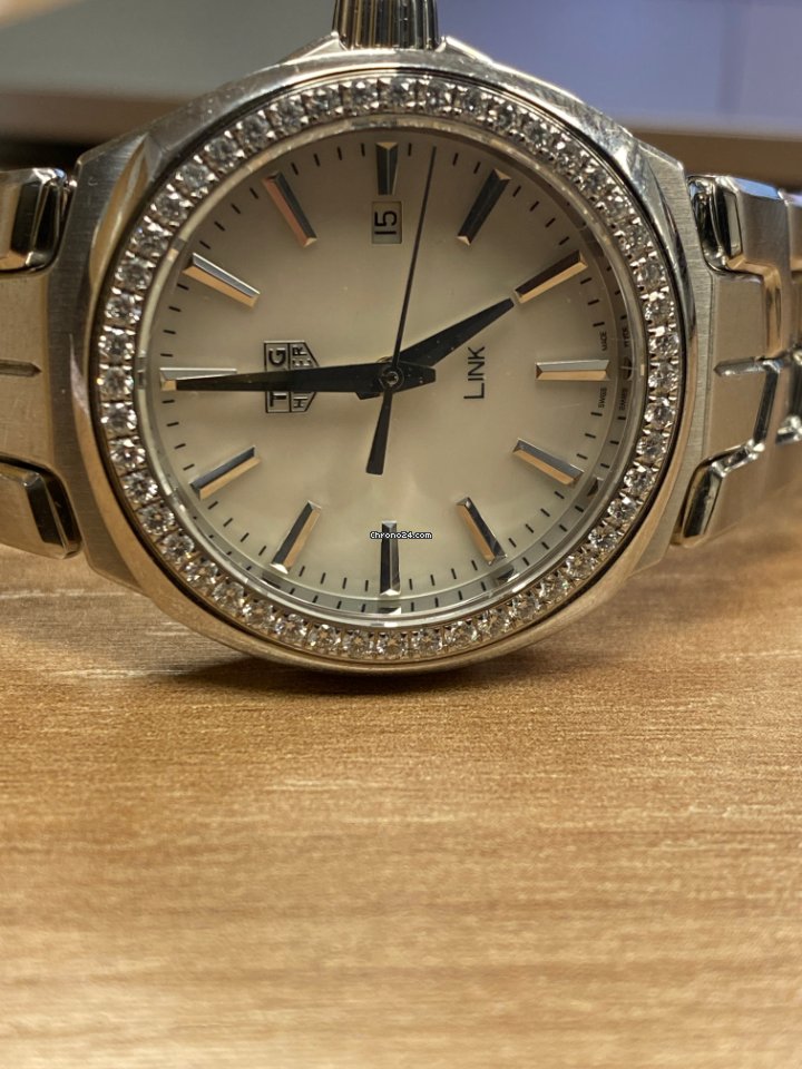 IMG_9081 TAG Heuer Link Lady Womens watch Quartz Steel WBC1314.BA0600 Replica 8