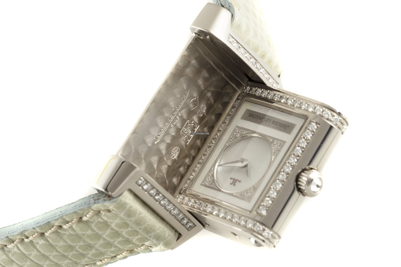 IMG_9081 Jaeger-LeCoultre Reverso Duetto Womens watch Manual winding White gold 266.3.44 Replica 8
