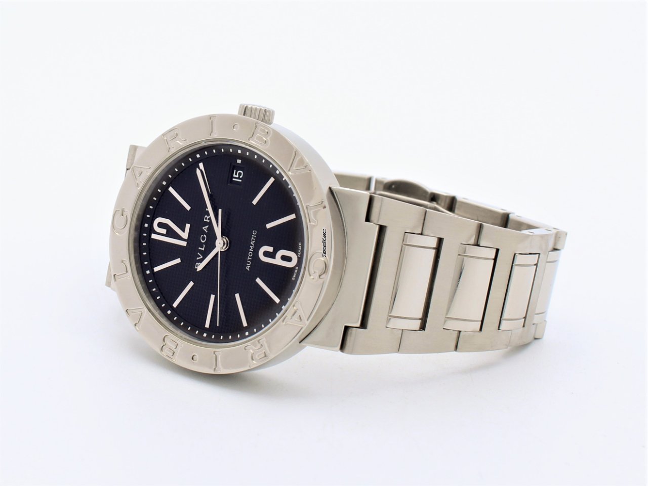 IMG_9081 Bulgari Mens watch Unisex Automatic Steel 101370 Replica 8