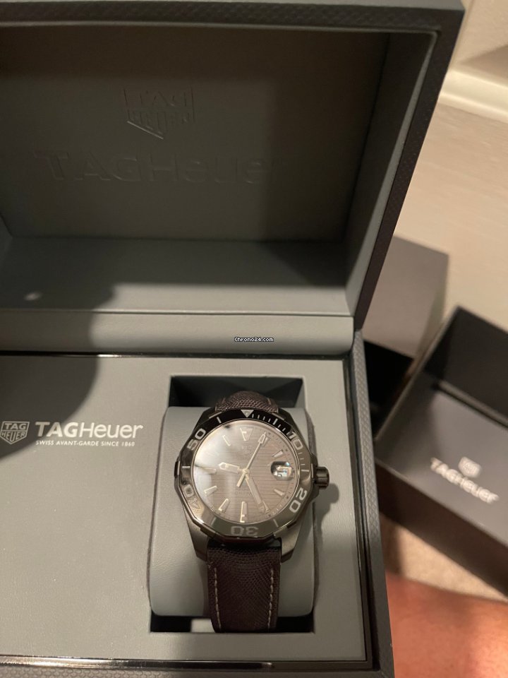 IMG_9081 TAG Heuer Aquaracer 300M Mens watch Unisex Automatic Titanium WAY218B.FC6364 Replica 8