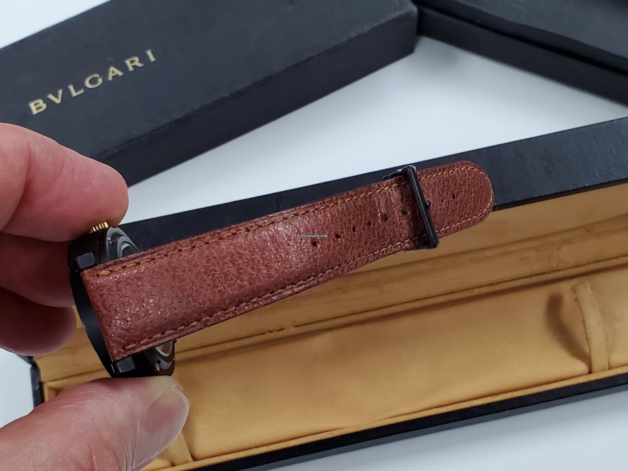 IMG_9081 Bulgari Bulgari Mens watch Unisex Automatic Carbon BB33VLD Replica 8
