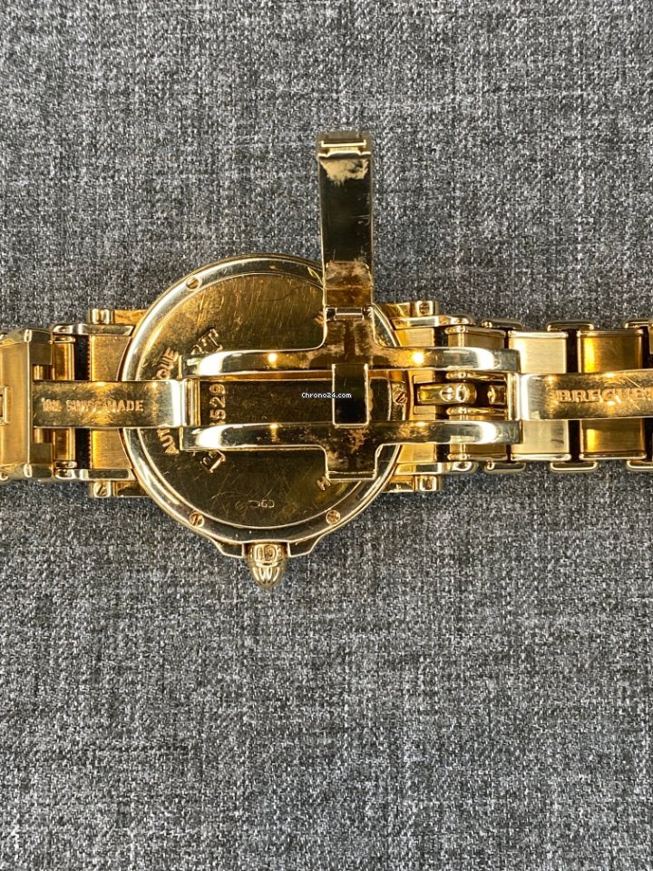 IMG_9081 Breguet Marine Mens watch Unisex Yellow gold 3400 Replica 8