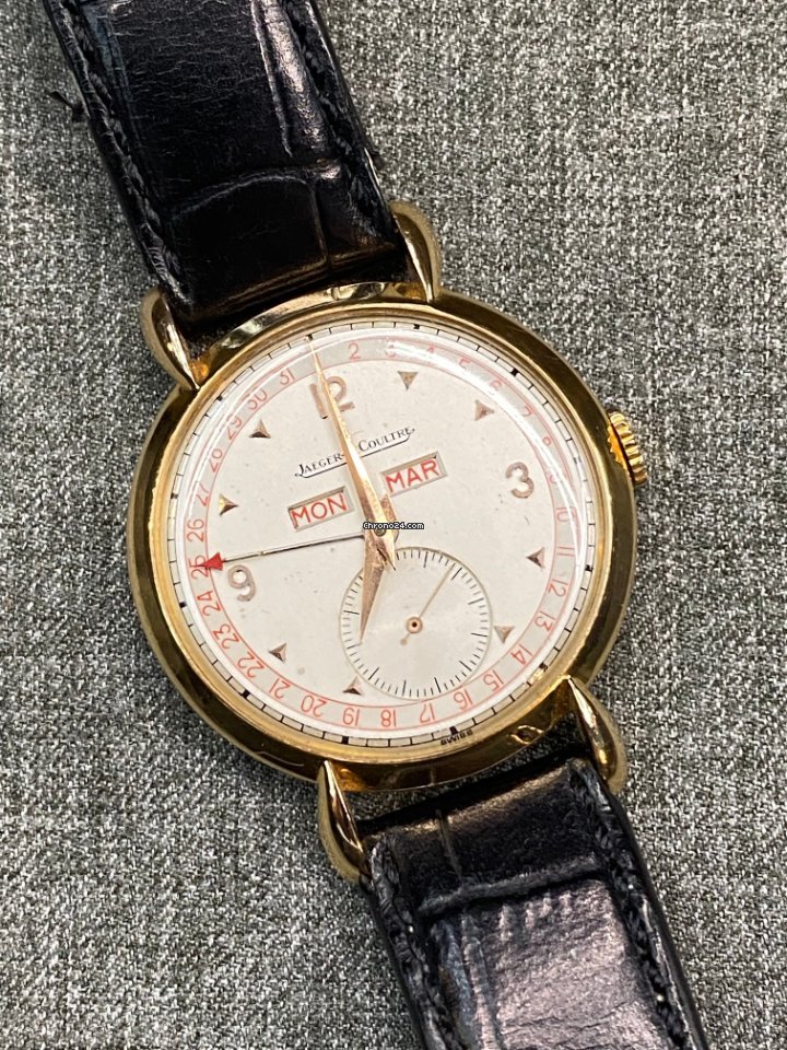 IMG_9081 Jaeger-LeCoultre Mens watch Unisex Manual winding Rose gold Jaeger LeCoultre caliber 474 A Replica 8