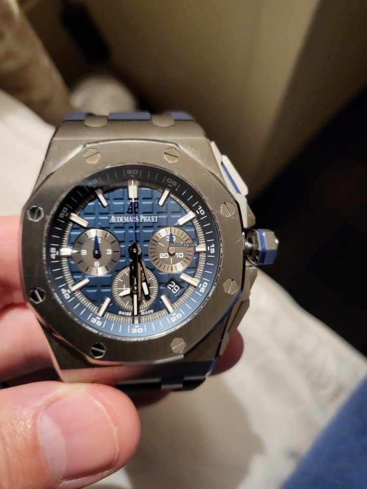 IMG_9081 Audemars Piguet Royal Oak Offshore Chronograph Mens watch Unisex Automatic Titanium Ref. 26480TI.OO.A027CA.01 Replica 8