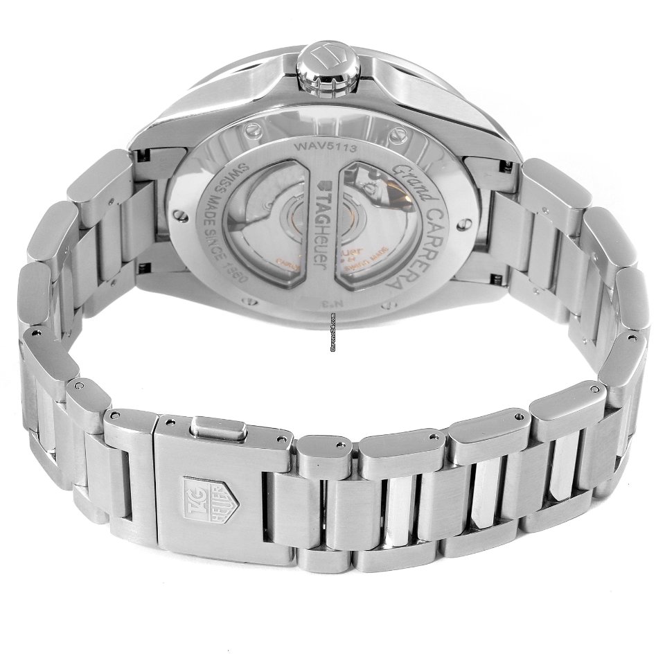 IMG_9081 TAG Heuer Grand Carrera Mens watch Unisex Automatic Steel WAV5113.BA0901 Replica 8