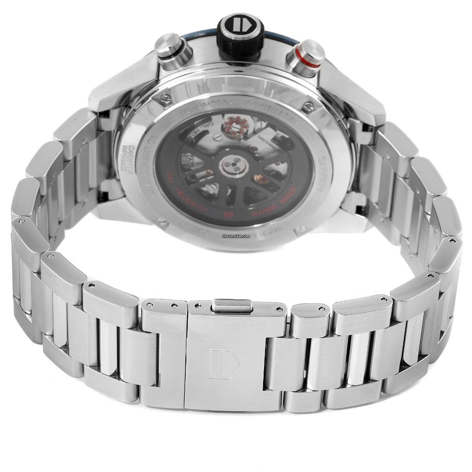 IMG_9081 TAG Heuer Carrera Calibre HEUER 01 Mens watch Unisex Automatic Steel CAR201T.BA0766 Replica 8