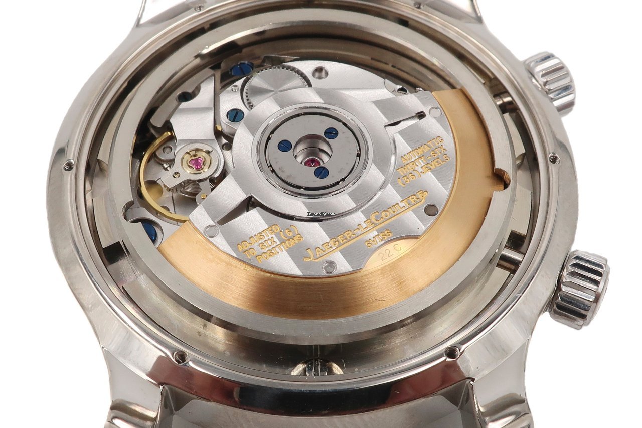 IMG_9081 Jaeger-LeCoultre Master Memovox Mens watch Unisex Automatic White gold 146.3.95 Replica 8