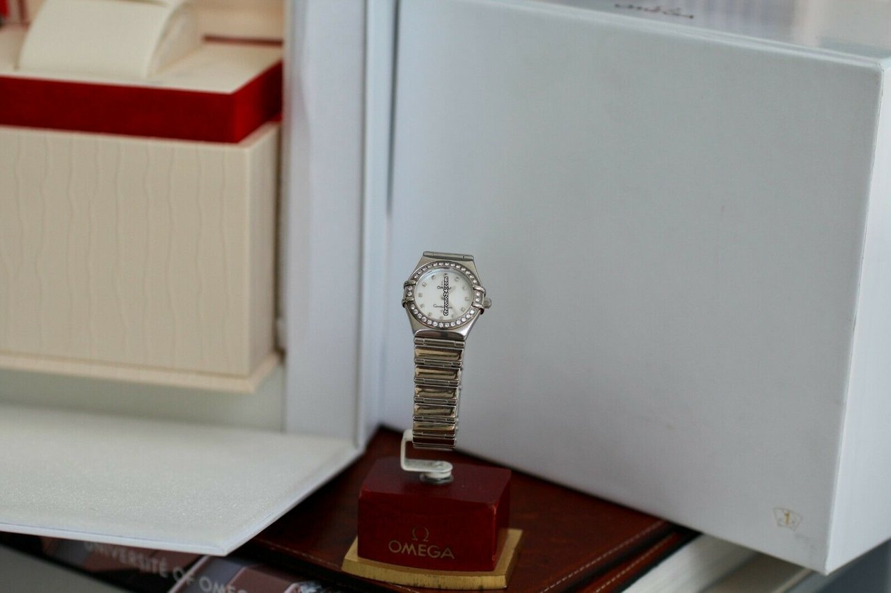 IMG_9081 Omega Constellation Quartz Womens watch Quartz Steel 1465.71.00 Replica 8