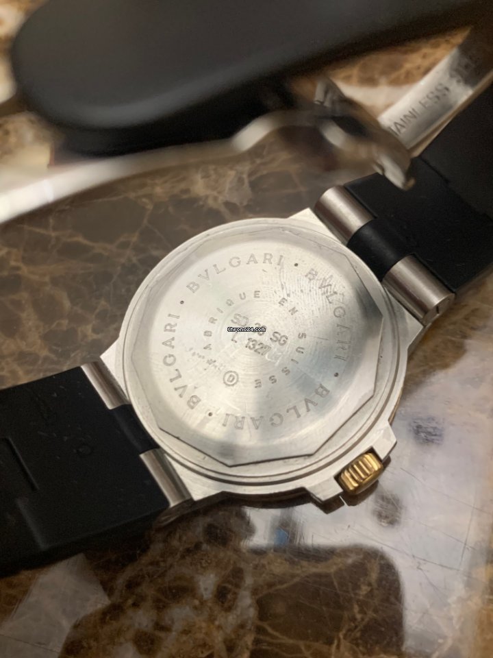 IMG_9081 Bulgari Diagono Mens watch Unisex Automatic Gold Steel SD38SG Replica 8