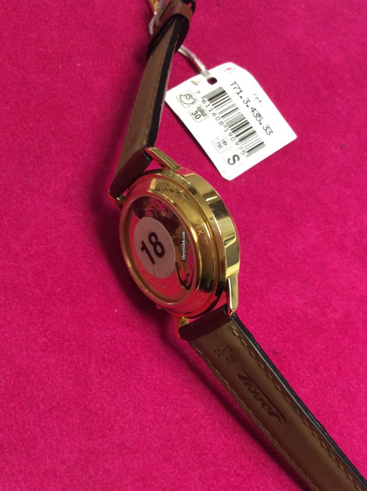 IMG_9081 Tissot Bridgeport Mens watch Unisex Automatic Yellow gold T71.3.435.33 Replica 8