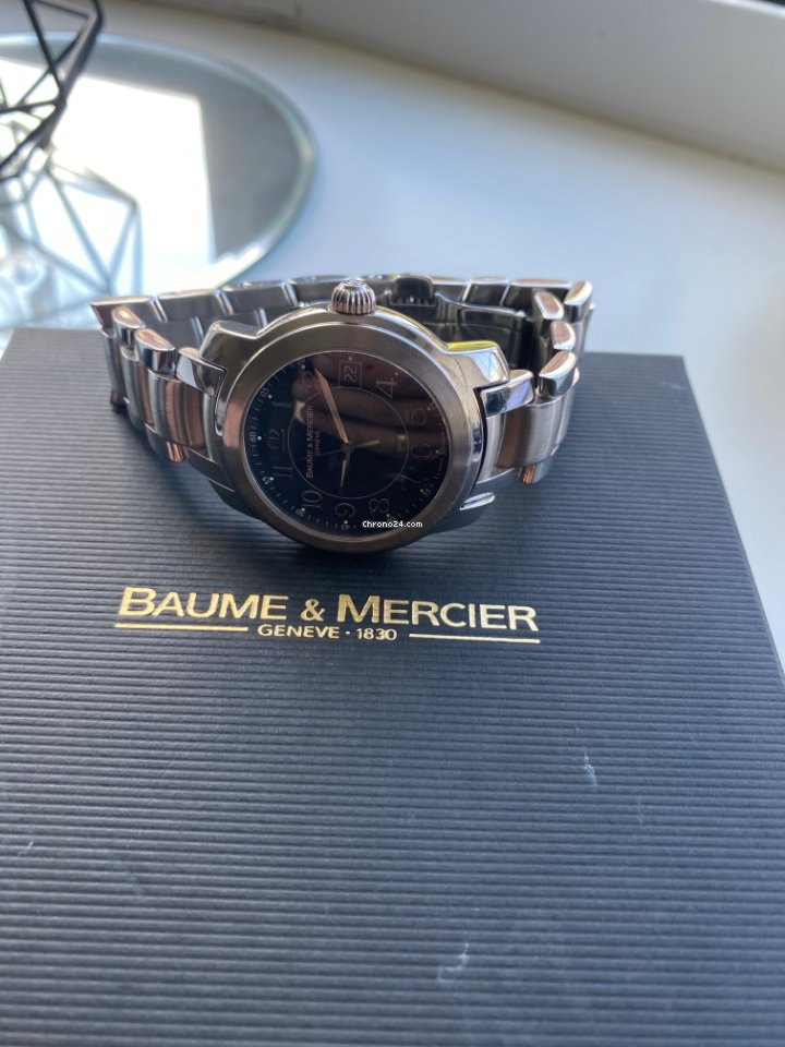 IMG_9081 Baume & Mercier Capeland Mens watch Unisex Quartz Steel 65531 Replica 8