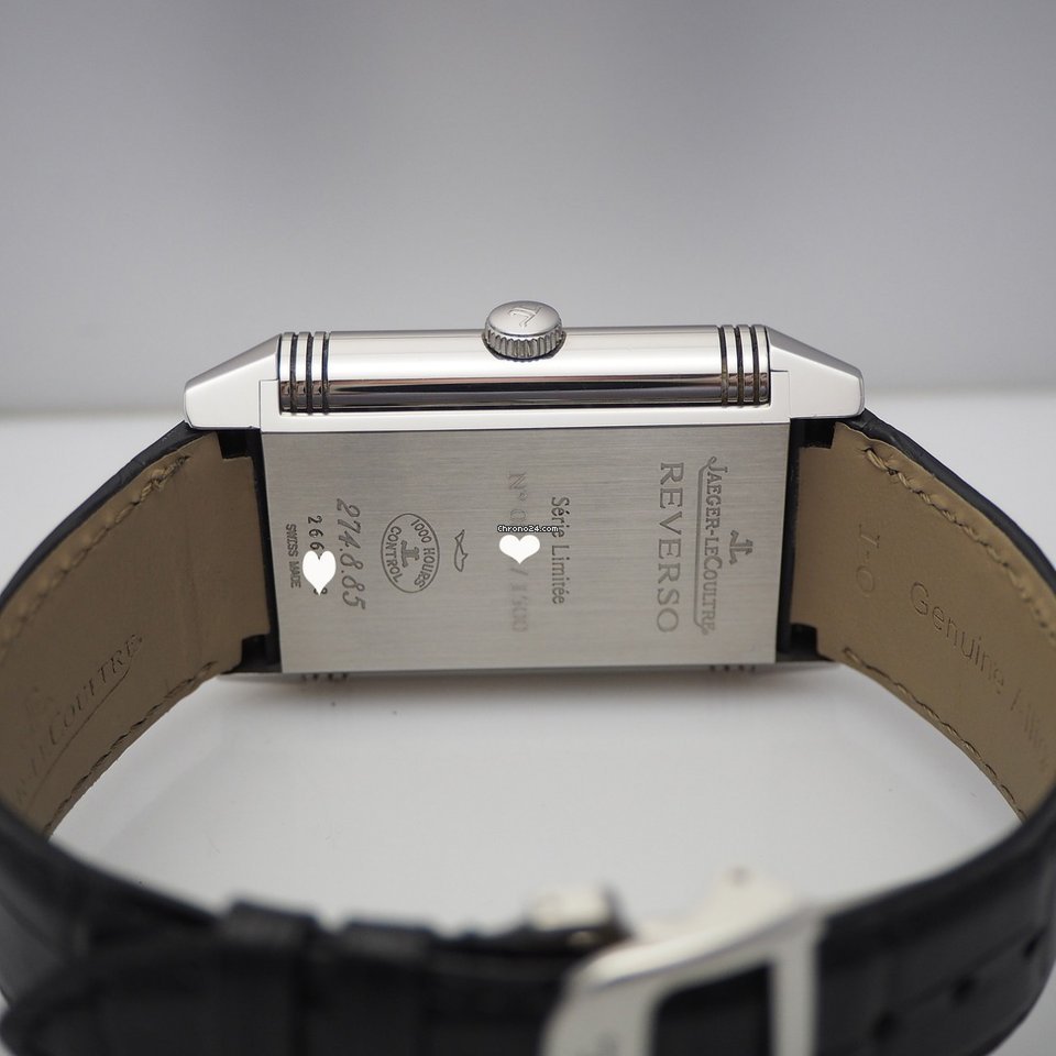 IMG_9081 Jaeger-LeCoultre Grande Reverso Mens watch Unisex Manual winding Steel 274.8.85 Replica 8