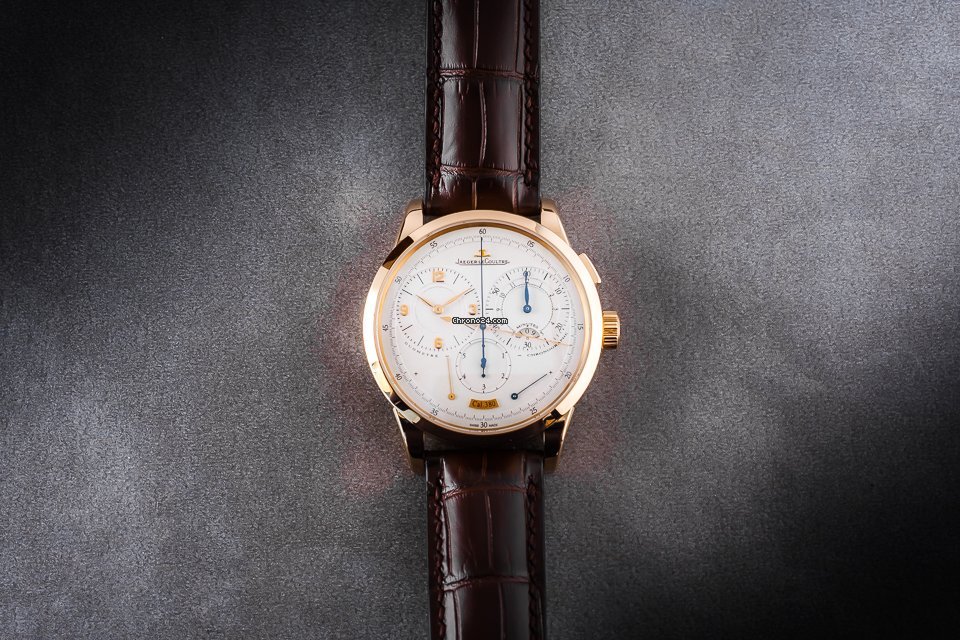 IMG_9081 Jaeger-LeCoultre Duometre Mens watch Unisex Manual winding Rose gold 600.2.28.S Replica 8