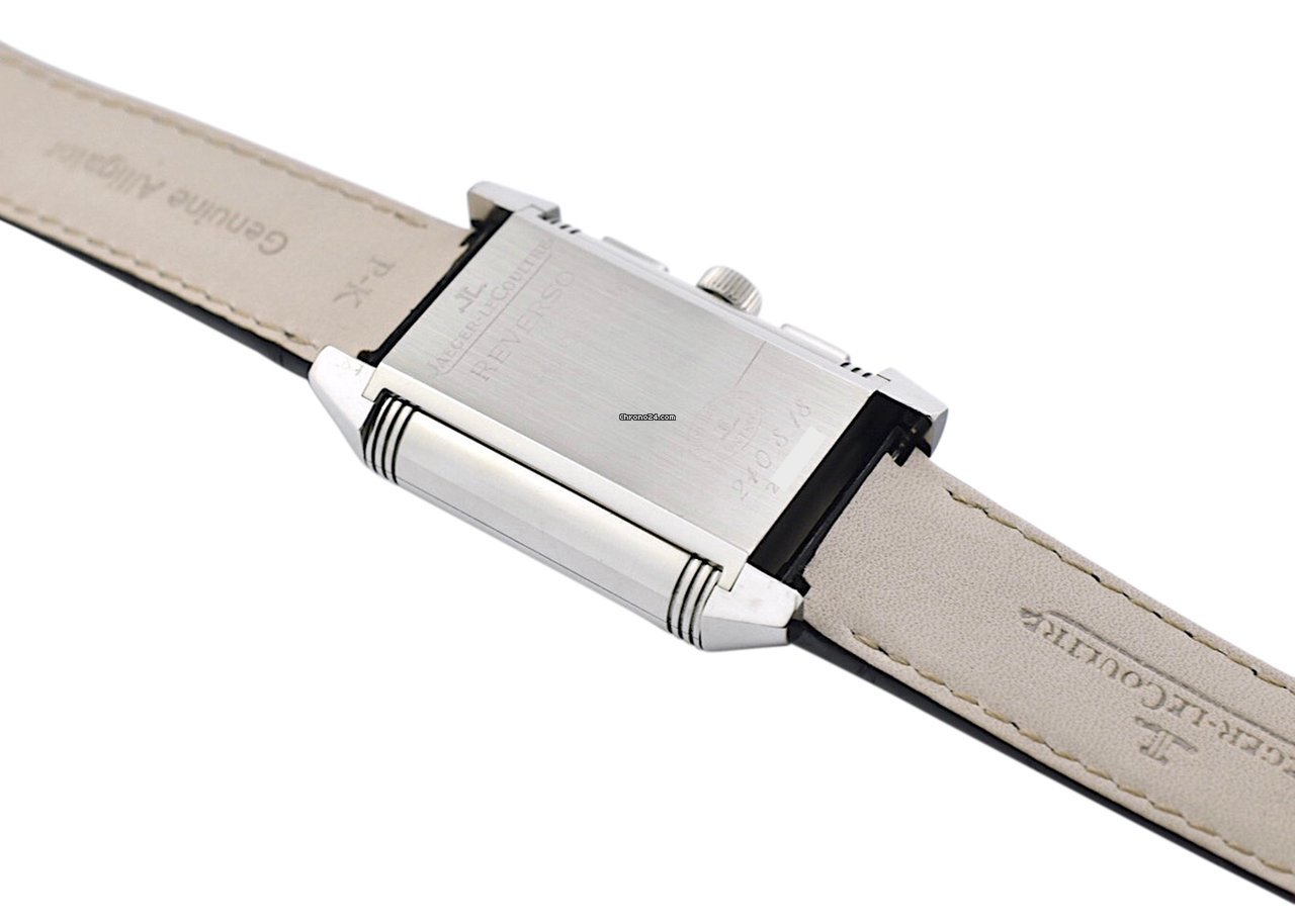 IMG_9081 Jaeger-LeCoultre Reverso Grande Date Mens watch Unisex Manual winding Steel 240.8.18 Replica 8