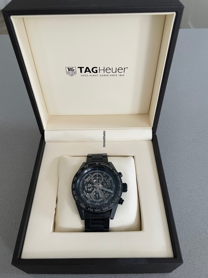 IMG_9081 TAG Heuer Carrera Calibre HEUER 01 Mens watch Unisex Automatic Ceramic CAR2A91.FT6071 Replica 8