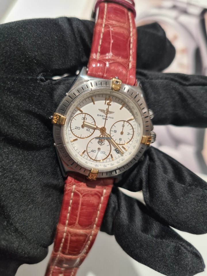 IMG_9081 Breitling Mens watch Unisex Quartz Gold Steel B55045 Replica 8