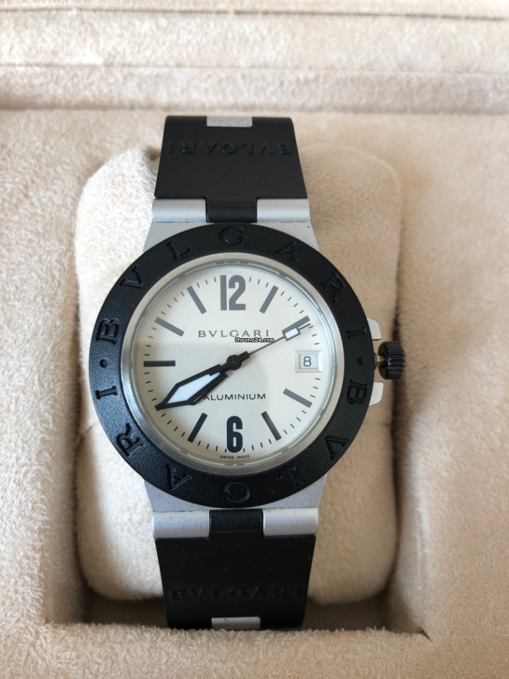 IMG_9081 Bulgari Diagono Mens watch Unisex Automatic Aluminum AL 38 A Replica 8