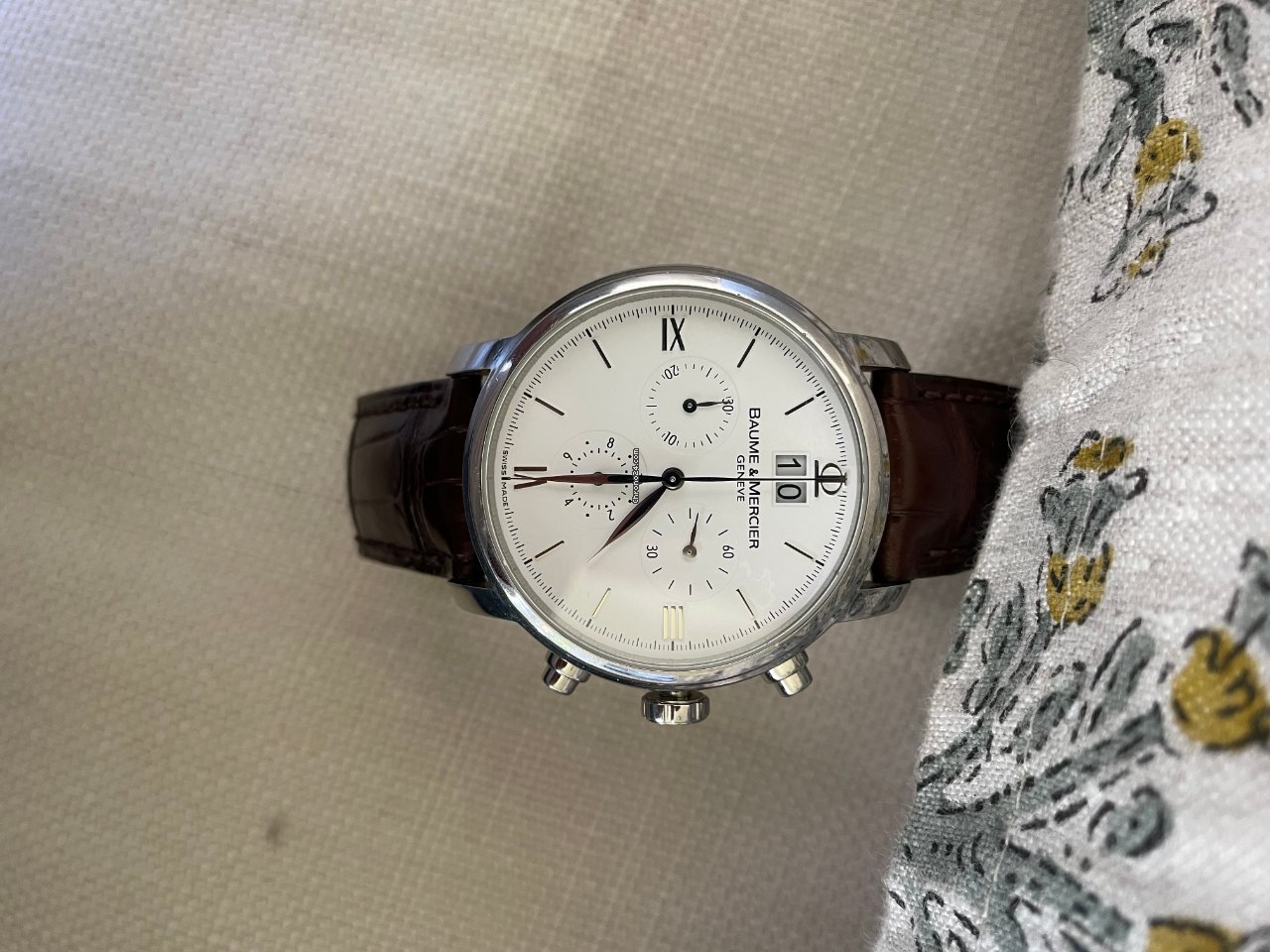 IMG_9081 Baume & Mercier Classima Mens watch Unisex Quartz Steel 65538 Replica 8