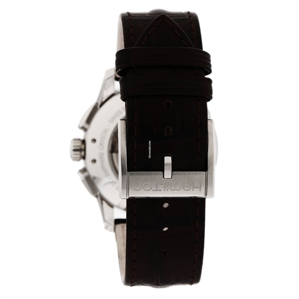 IMG_9081 Hamilton Jazzmaster Auto Chrono Mens watch Unisex Automatic Steel NUMBER H32596551 Replica 8