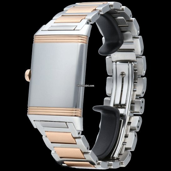 IMG_9081 Jaeger-LeCoultre Grande Reverso Lady Ultra Thin Womens watch Quartz Gold Steel Q3204120 Replica 8