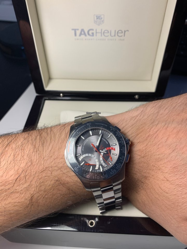 IMG_9081 TAG Heuer Aquaracer 300M Mens watch Unisex Quartz Steel CAF7114.BA0803 Replica 8