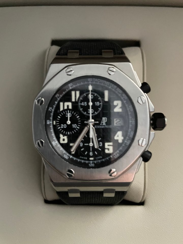 IMG_9081 Audemars Piguet Royal Oak Offshore Chronograph Mens watch Unisex Automatic Steel 26020ST.OO.D001IN.01.A Replica 8